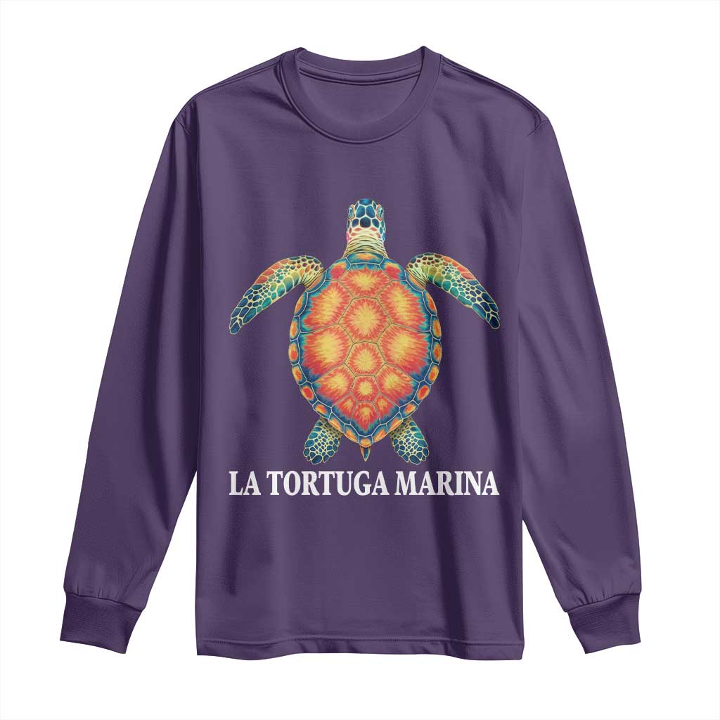 La Tortuga Marina Long Sleeve Shirt Sea Turtle Gulf Of Mexico Forever