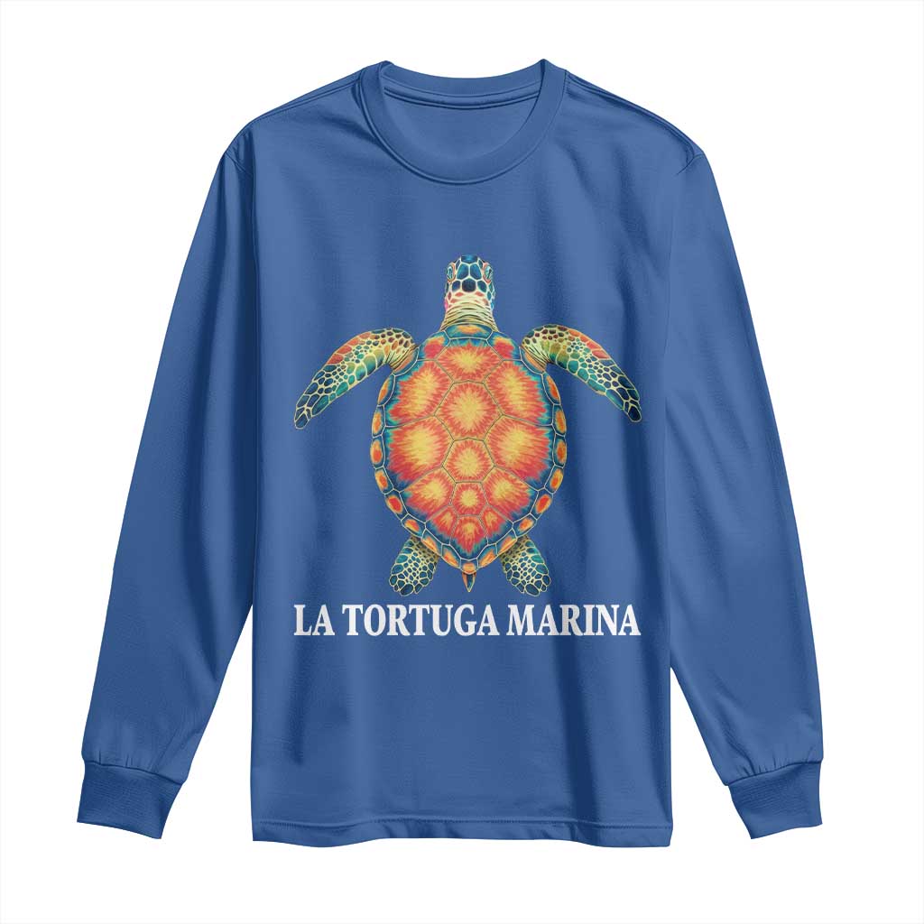 La Tortuga Marina Long Sleeve Shirt Sea Turtle Gulf Of Mexico Forever