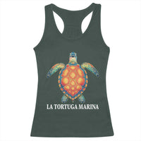 La Tortuga Marina Racerback Tank Top Sea Turtle Gulf Of Mexico Forever