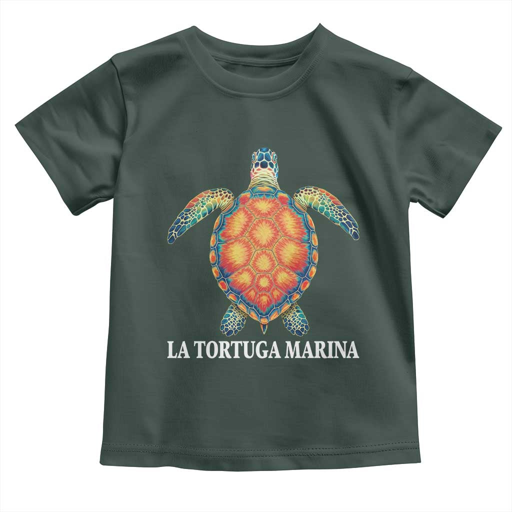 La Tortuga Marina Toddler T Shirt Sea Turtle Gulf Of Mexico Forever