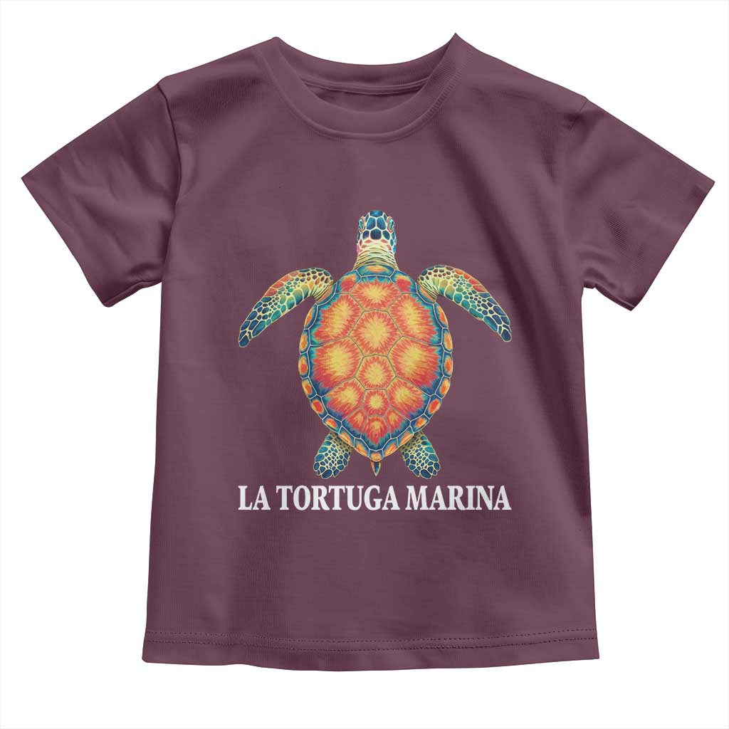 La Tortuga Marina Toddler T Shirt Sea Turtle Gulf Of Mexico Forever