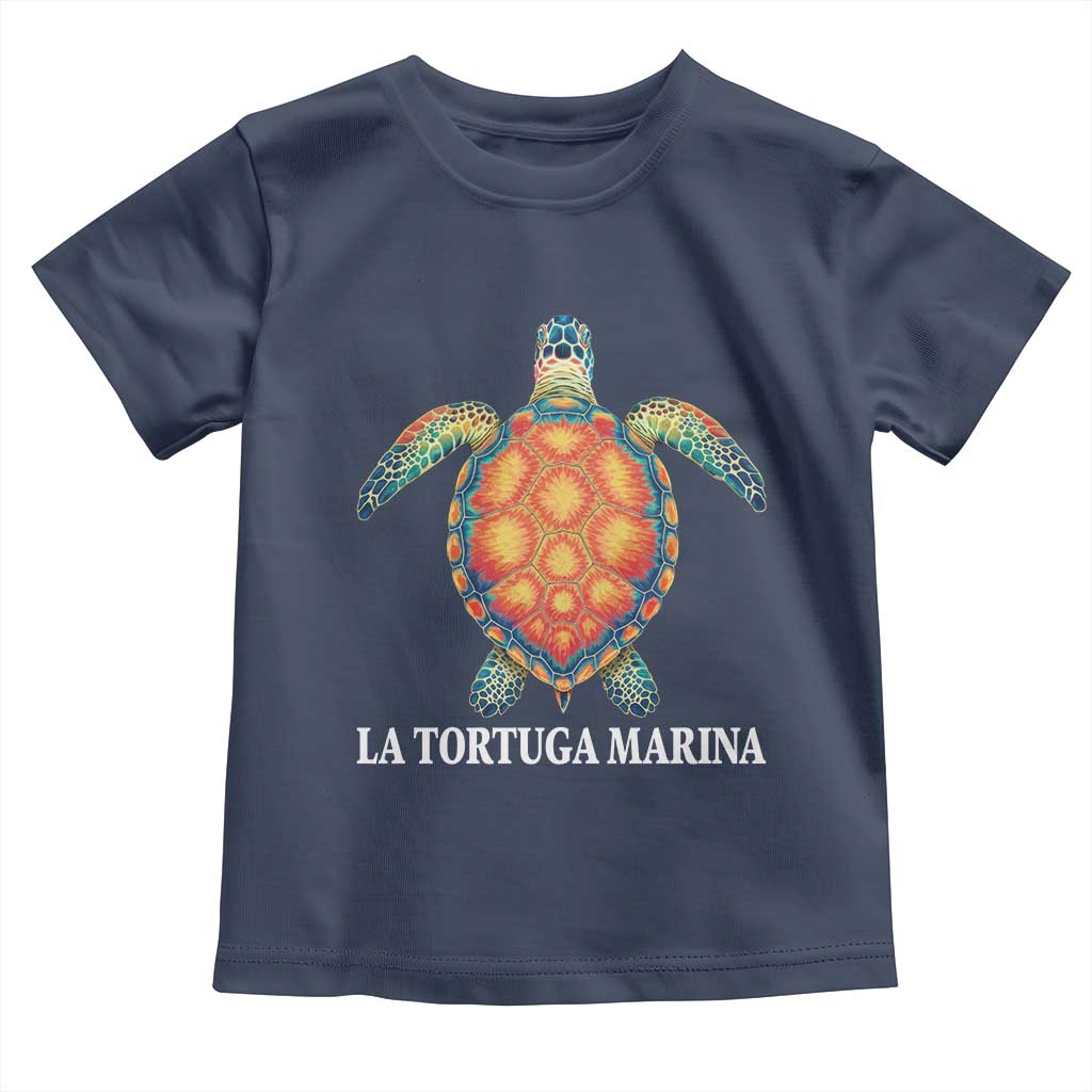 La Tortuga Marina Toddler T Shirt Sea Turtle Gulf Of Mexico Forever