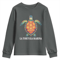 La Tortuga Marina Youth Sweatshirt Sea Turtle Gulf Of Mexico Forever