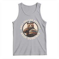 Funny Books Lover Bear Tank Top Only You Can Prevent Book Burnings
