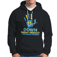 Down Right Perfect Down Syndrome Awareness Inspirational Trisomy 21 Extra Chromosome, Down Syndrome Shirt Hoodie - Wonder Print Shop