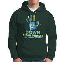Down Right Perfect Down Syndrome Awareness Inspirational Trisomy 21 Extra Chromosome, Down Syndrome Shirt Hoodie - Wonder Print Shop