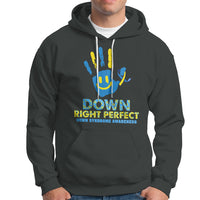 Down Right Perfect Down Syndrome Awareness Inspirational Trisomy 21 Extra Chromosome, Down Syndrome Shirt Hoodie - Wonder Print Shop