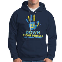 Down Right Perfect Down Syndrome Awareness Inspirational Trisomy 21 Extra Chromosome, Down Syndrome Shirt Hoodie - Wonder Print Shop