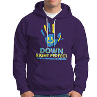 Down Right Perfect Down Syndrome Awareness Inspirational Trisomy 21 Extra Chromosome, Down Syndrome Shirt Hoodie - Wonder Print Shop