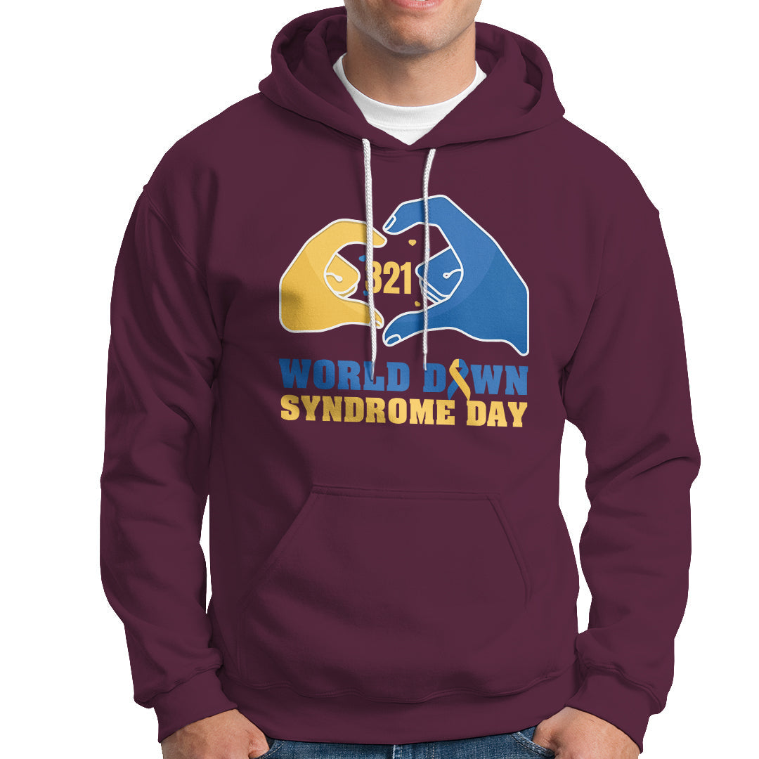 World Down Syndrome Day 321 Mar 21st Down Syndrome Awareness Ribbon Support Trisomy 21 Extra Chromosome, Down Syndrome Shirt Hoodie - Wonder Print Shop
