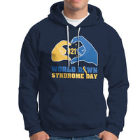 World Down Syndrome Day 321 Mar 21st Down Syndrome Awareness Ribbon Support Trisomy 21 Extra Chromosome, Down Syndrome Shirt Hoodie - Wonder Print Shop