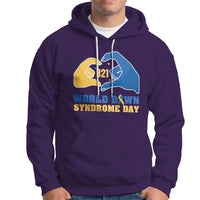 World Down Syndrome Day 321 Mar 21st Down Syndrome Awareness Ribbon Support Trisomy 21 Extra Chromosome, Down Syndrome Shirt Hoodie - Wonder Print Shop