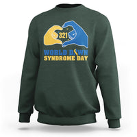 World Down Syndrome Day 321 Mar 21st Down Syndrome Awareness Ribbon Support Trisomy 21 Extra Chromosome, Down Syndrome Shirt Sweatshirt - Wonder Print Shop