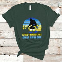 Extra Chromosome Extra Awesome Bigfoot Down Syndrome Awareness Inspirational Support Trisomy 21, Down Syndrome Shirt, Bigfoot Shirt T Shirt - Wonder Print Shop