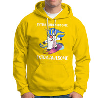 Extra Chromosome Extra Awesome Cute Unicorn Down Syndrome Awareness Support Trisomy 21, Down Syndrome Shirt, Unicorn Shirt Hoodie - Wonder Print Shop