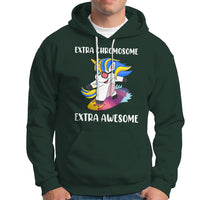 Extra Chromosome Extra Awesome Cute Unicorn Down Syndrome Awareness Support Trisomy 21, Down Syndrome Shirt, Unicorn Shirt Hoodie - Wonder Print Shop