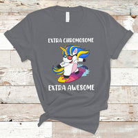 Extra Chromosome Extra Awesome Cute Unicorn Down Syndrome Awareness Support Trisomy 21, Down Syndrome Shirt, Unicorn Shirt T Shirt - Wonder Print Shop