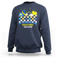 Down Syndrome Retro Groovy My Students Are Down Right Awesome Support Raise Awareness Teacher Sweatshirt - Wonder Print Shop