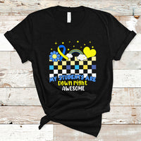 Down Syndrome Retro Groovy My Students Are Down Right Awesome Support Raise Awareness Teacher T Shirt - Wonder Print Shop