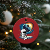 Astronaut Outer Space Christmas Ornament Cute Cartoon Cosmic - Wonder Print Shop