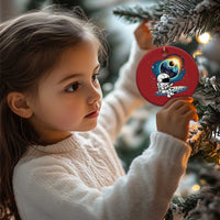 Astronaut Outer Space Christmas Ornament Cute Cartoon Cosmic - Wonder Print Shop