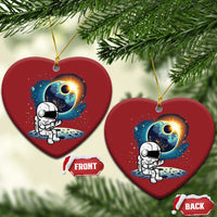 Astronaut Outer Space Christmas Ornament Cute Cartoon Cosmic - Wonder Print Shop