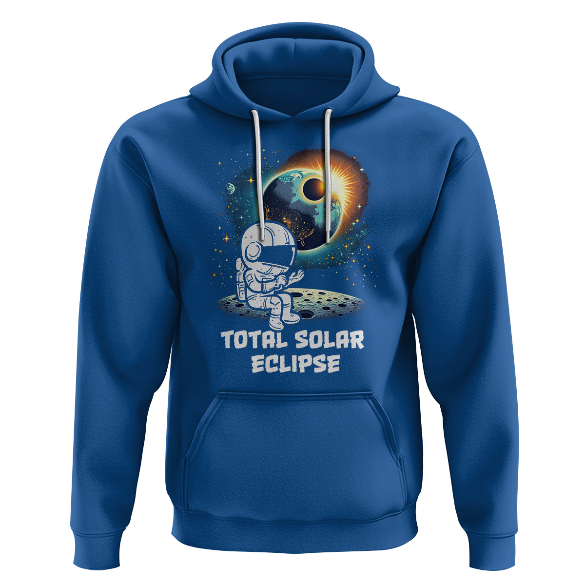 Astronaut Total Solar Eclipse Hoodie - Wonder Print Shop