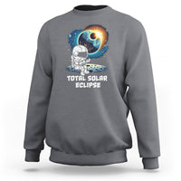 Astronaut Total Solar Eclipse Sweatshirt - Wonder Print Shop