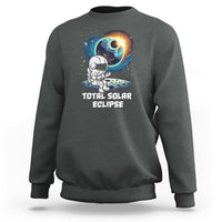 Astronaut Total Solar Eclipse Sweatshirt - Wonder Print Shop