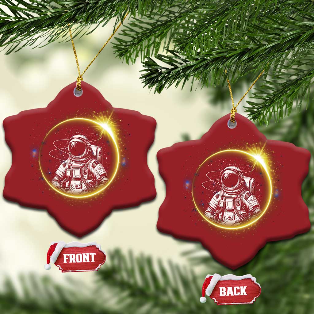 Astronaut Outer Space Christmas Ornament Cosmic Spaceflight - Wonder Print Shop