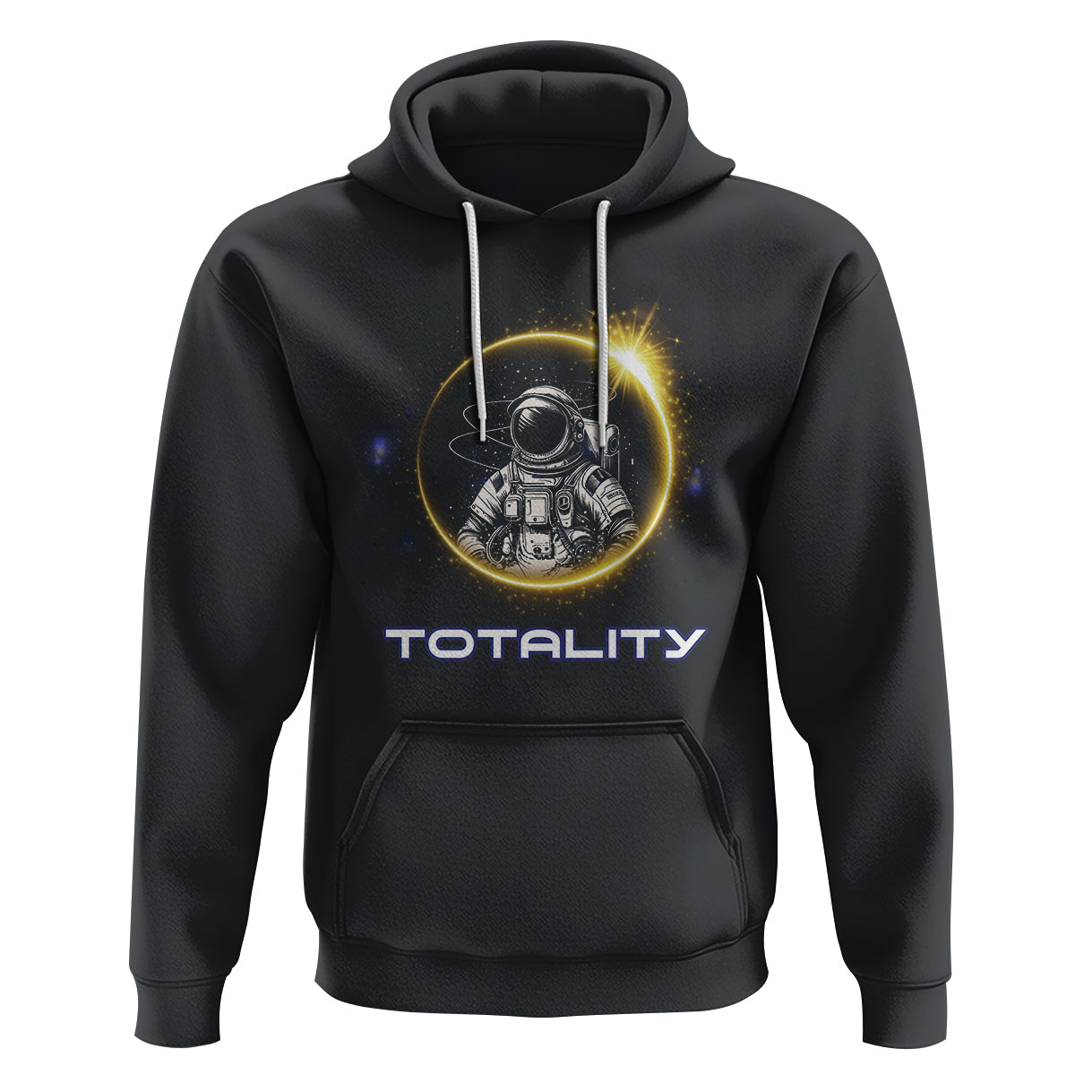 Astronaut Total Solar Eclipse Hoodie Totality Astronomy Lover - Wonder Print Shop