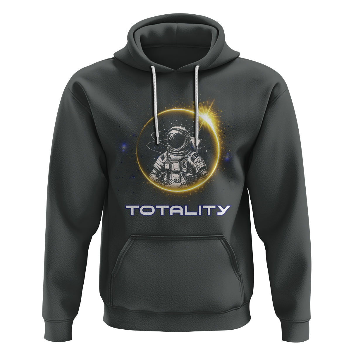 Astronaut Total Solar Eclipse Hoodie Totality Astronomy Lover - Wonder Print Shop
