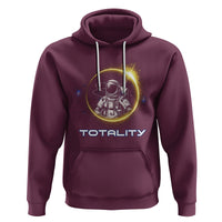 Astronaut Total Solar Eclipse Hoodie Totality Astronomy Lover - Wonder Print Shop