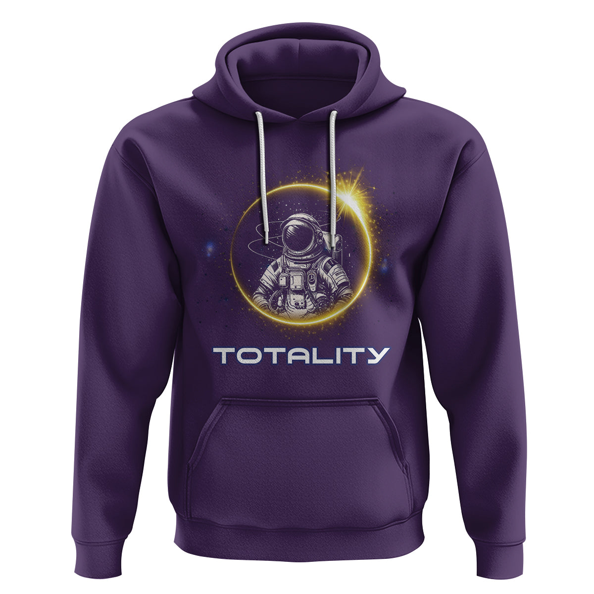 Astronaut Total Solar Eclipse Hoodie Totality Astronomy Lover - Wonder Print Shop