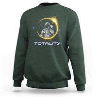 Astronaut Total Solar Eclipse Sweatshirt Totality Astronomy Lover - Wonder Print Shop