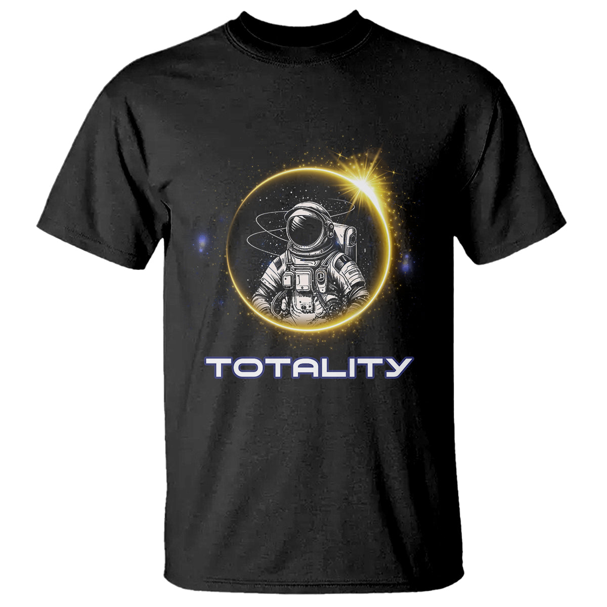 Astronaut Total Solar Eclipse T Shirt Totality Astronomy Lover - Wonder Print Shop