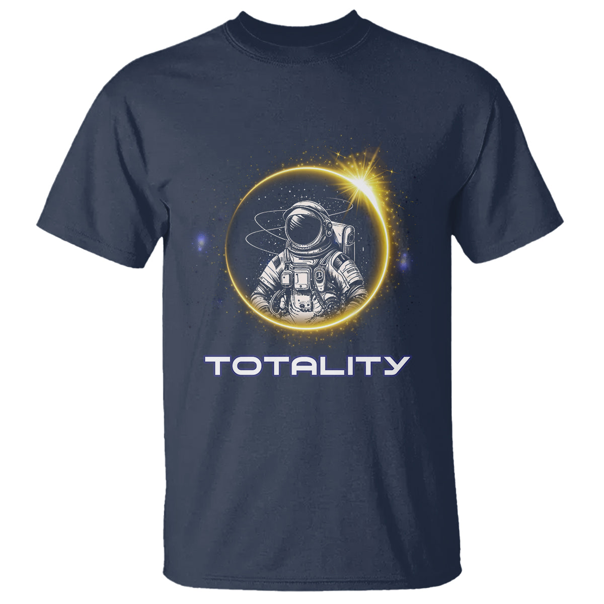 Astronaut Total Solar Eclipse T Shirt Totality Astronomy Lover - Wonder Print Shop