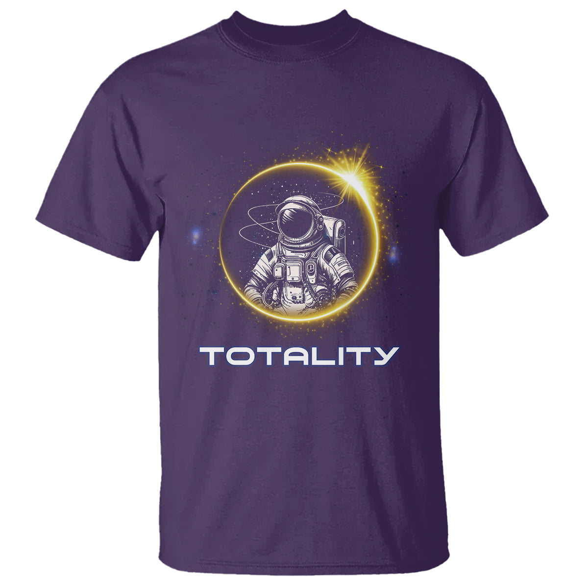 Astronaut Total Solar Eclipse T Shirt Totality Astronomy Lover - Wonder Print Shop