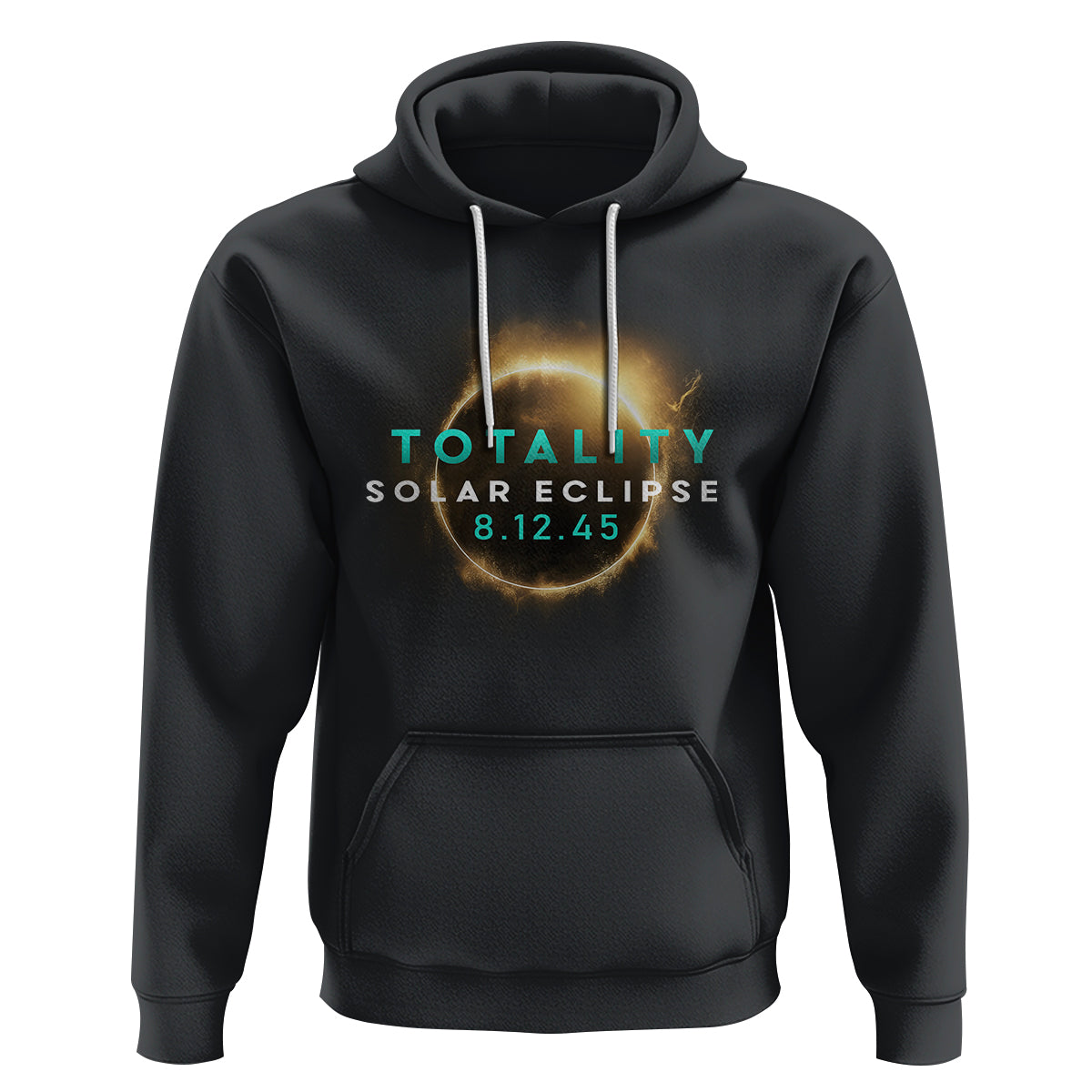 Total Solar Eclipse 2045 Hoodie American Totality August 12 - Wonder Print Shop