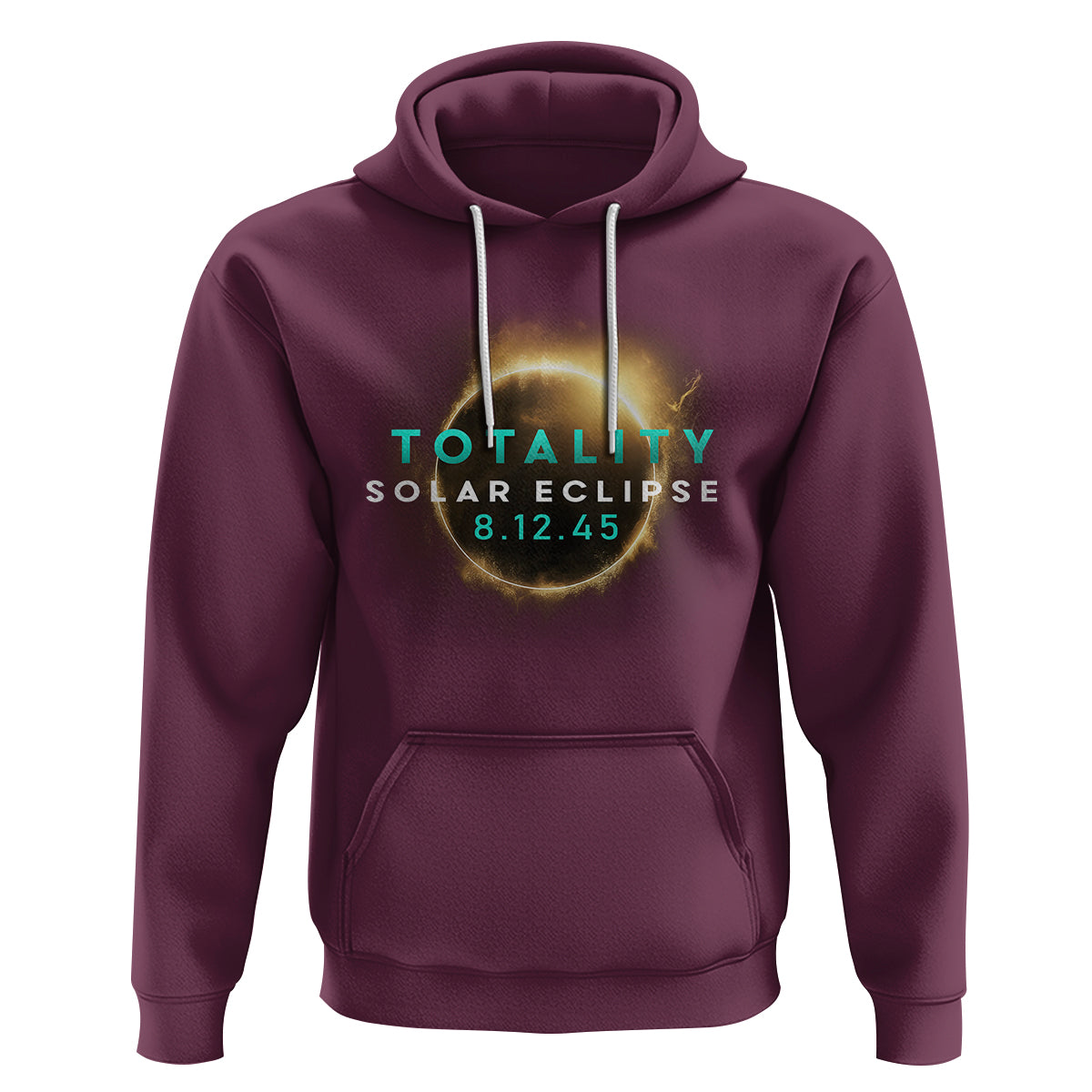 Total Solar Eclipse 2045 Hoodie American Totality August 12 - Wonder Print Shop