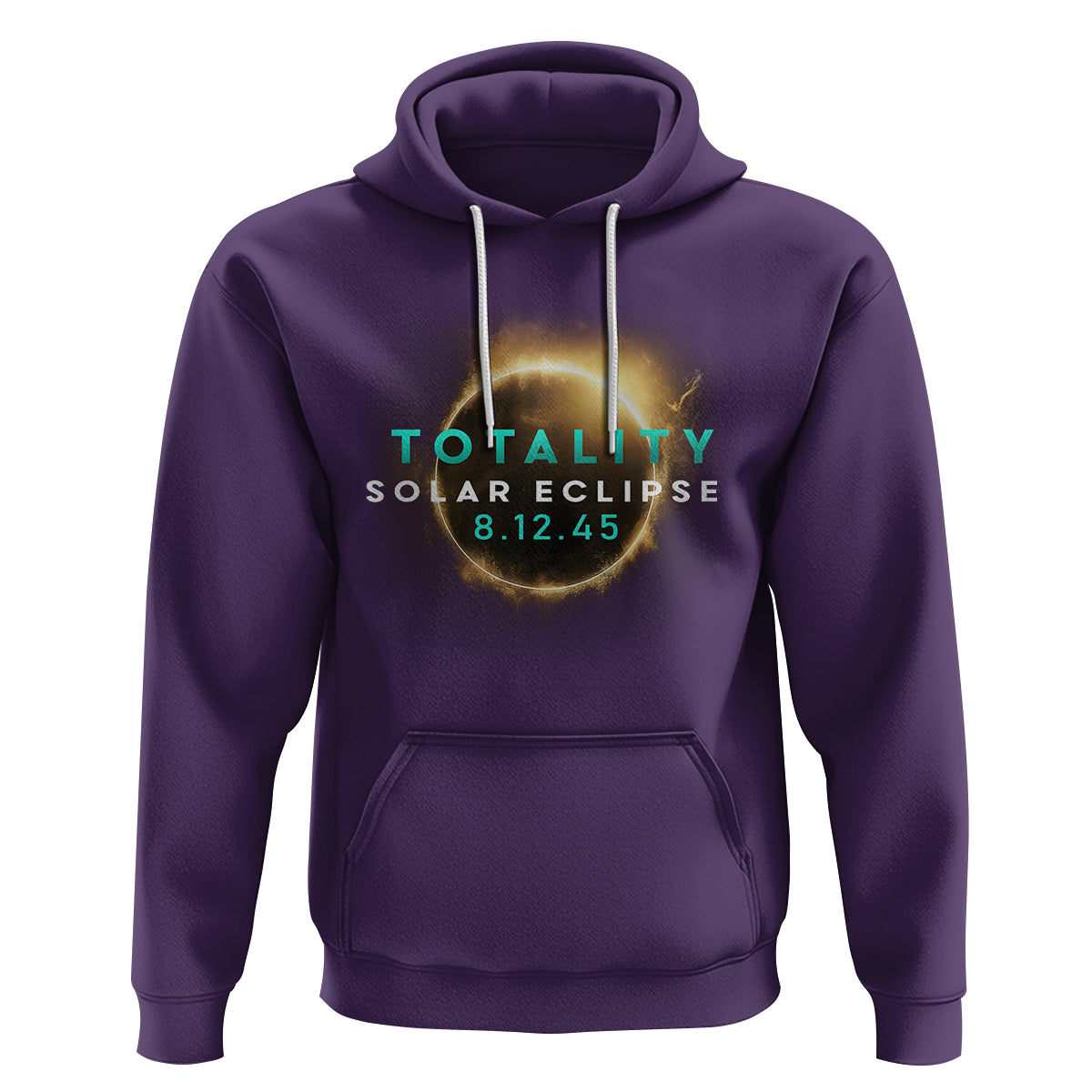 Total Solar Eclipse 2045 Hoodie American Totality August 12 - Wonder Print Shop