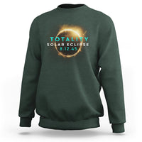 Total Solar Eclipse 2045 Sweatshirt American Totality August 12 - Wonder Print Shop