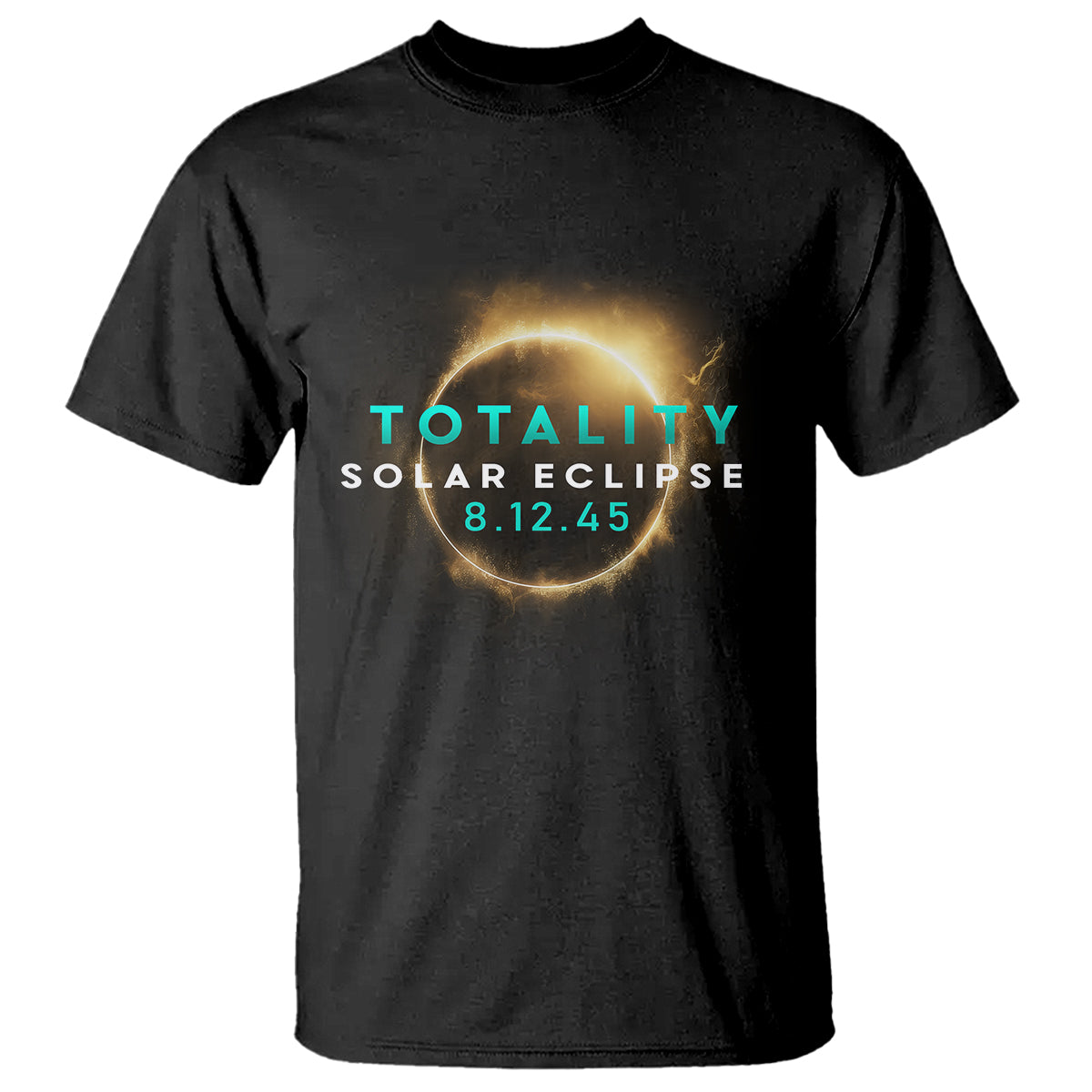 Total Solar Eclipse 2045 T Shirt American Totality August 12 - Wonder Print Shop