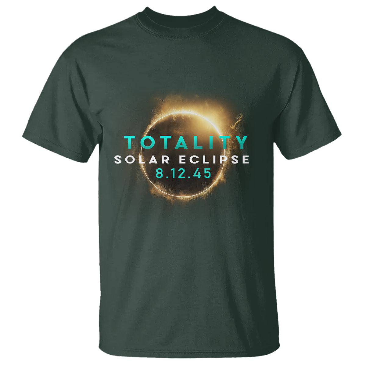 Total Solar Eclipse 2045 T Shirt American Totality August 12 - Wonder Print Shop