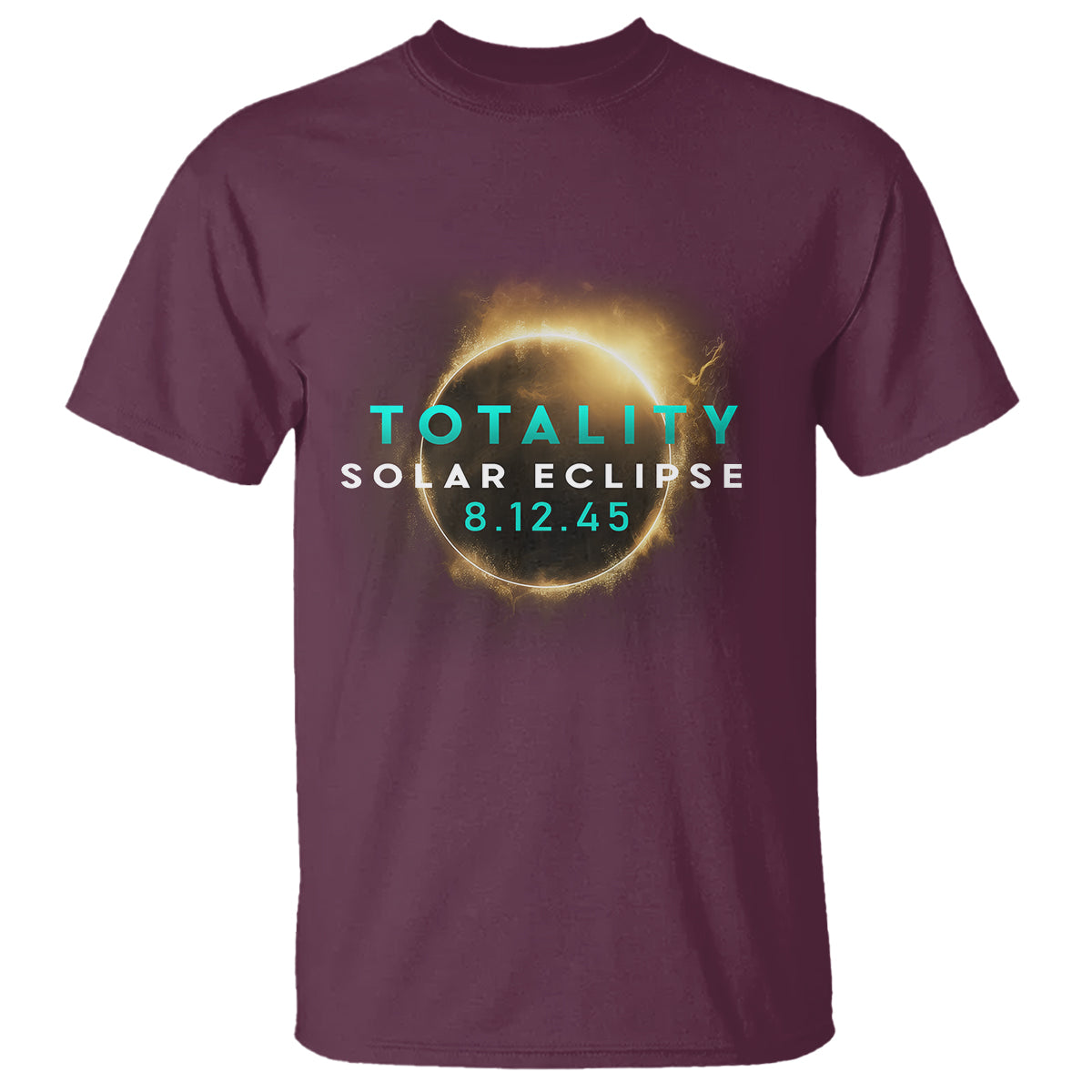 Total Solar Eclipse 2045 T Shirt American Totality August 12 - Wonder Print Shop