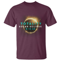 Total Solar Eclipse 2045 T Shirt American Totality August 12 - Wonder Print Shop