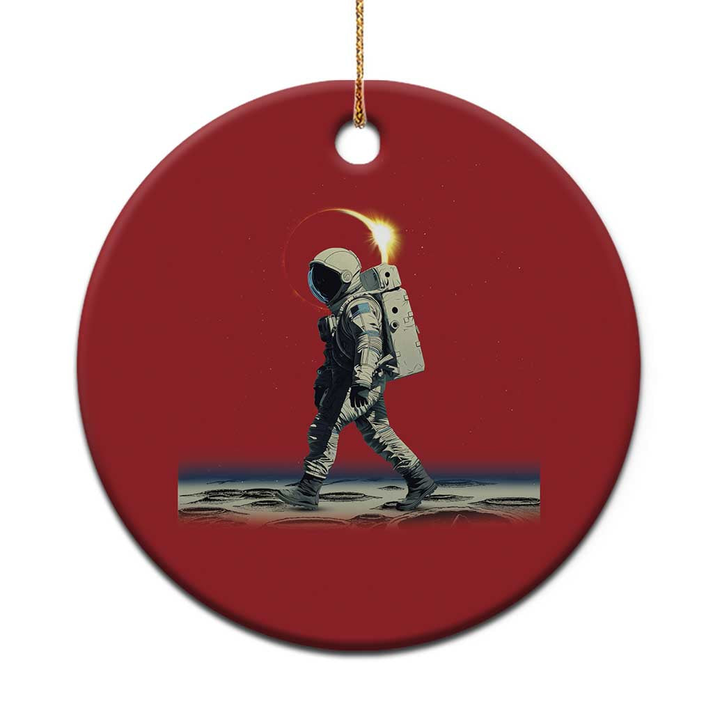 Astronaut Outer Space Christmas Ornament Walking On Planets - Wonder Print Shop