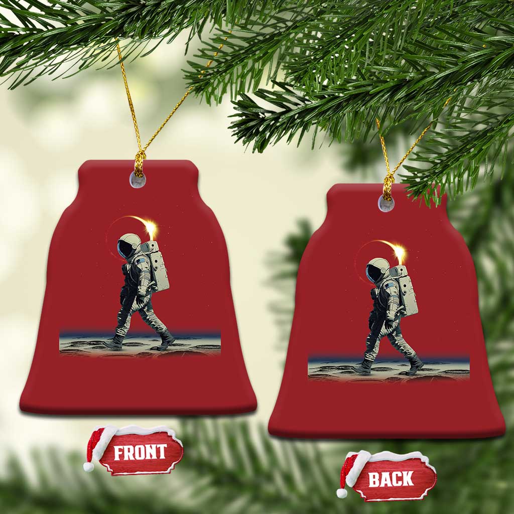 Astronaut Outer Space Christmas Ornament Walking On Planets - Wonder Print Shop