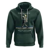 Astronaut Total Solar Eclipse Hoodie Walking American Totality Thrice In A Lifetime 2017 2024 2045 - Wonder Print Shop