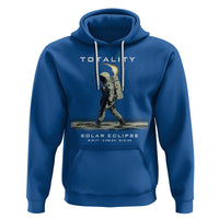 Astronaut Total Solar Eclipse Hoodie Walking American Totality Thrice In A Lifetime 2017 2024 2045 - Wonder Print Shop
